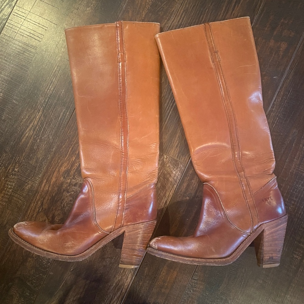 Vintage Frye Leather Boots - Women’s 5.5